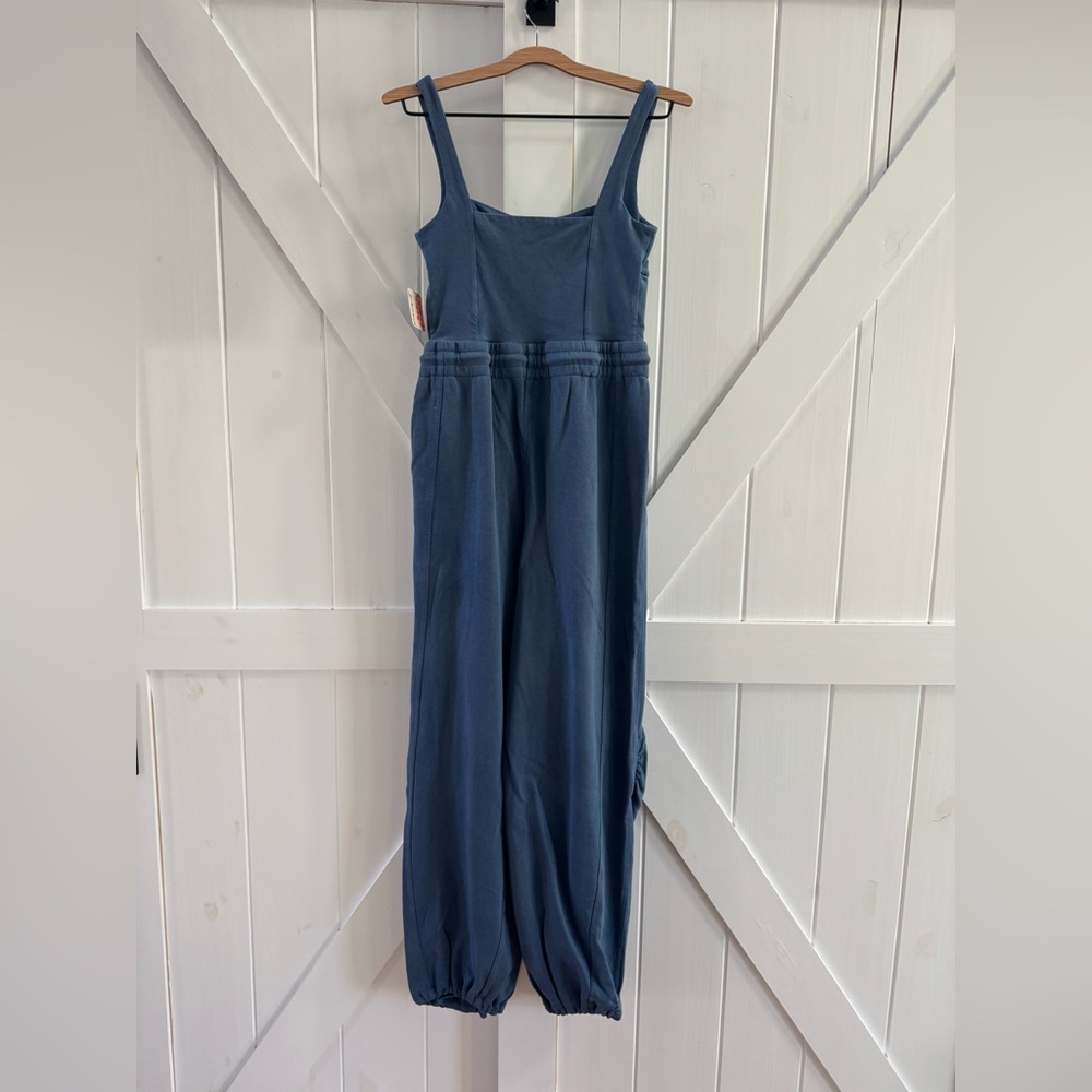 FP Movement by Free People Inbound Jumpsuit in Skyline Misty Blue - Picture 8 of 9